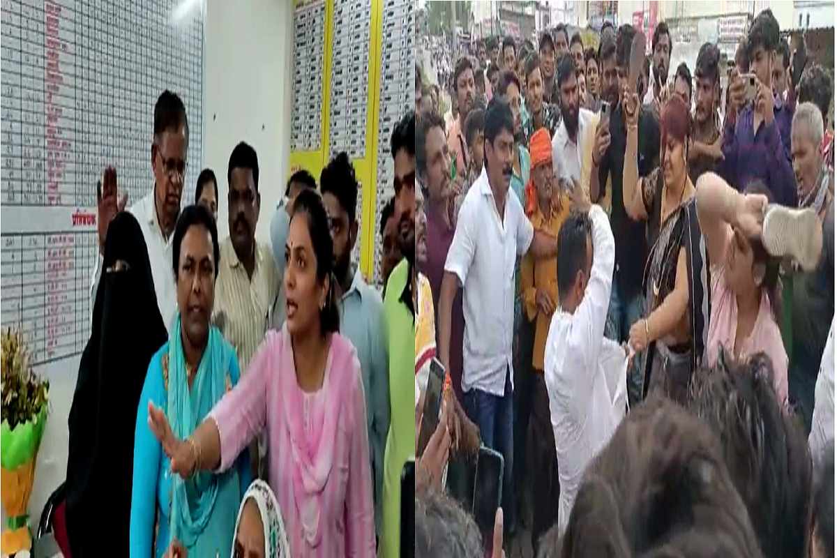 VIDEO : महिलांकडून खडसे समर्थकाला मराहाणीनंतर पोलीस ठाण्यात राडा, कार्यकर्त्यासाठी रोहिणी खडसे मैदानात