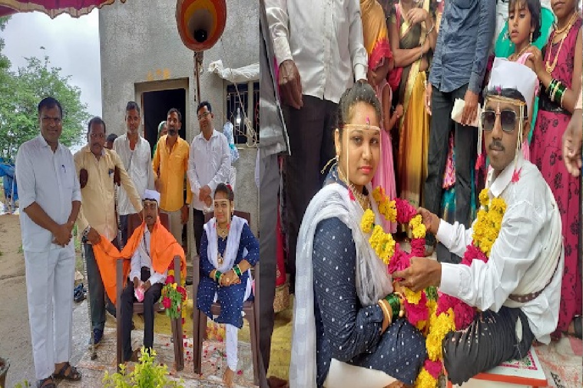 नाशिकमधील दिव्यांग जोडप्यानं सर्व अडथळे पार करत लग्न केलं आहे.