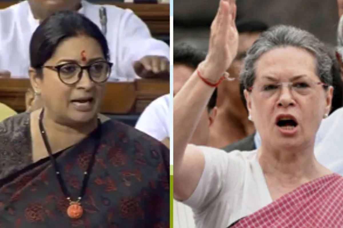 स्मृती इराणी आणि सोनिया गांधींमध्ये वादावादी