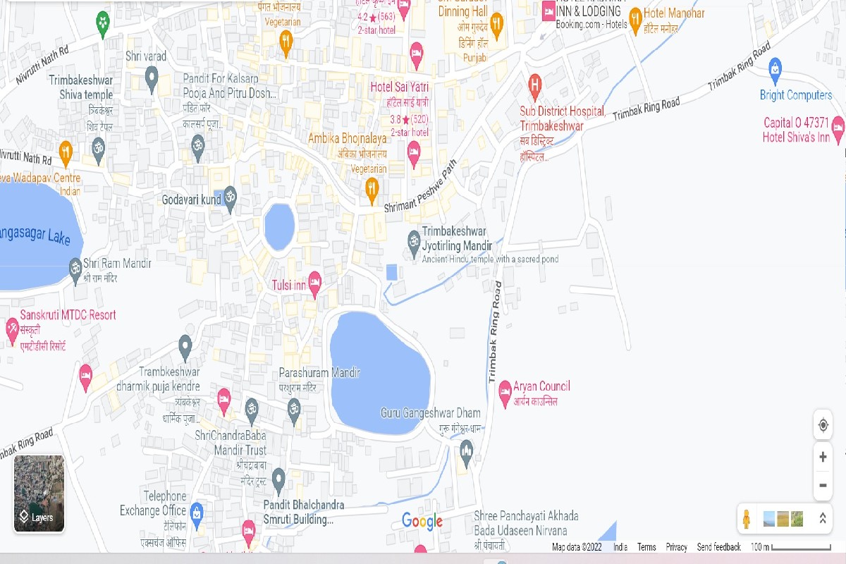 गूगल मॅपवरून सभार
