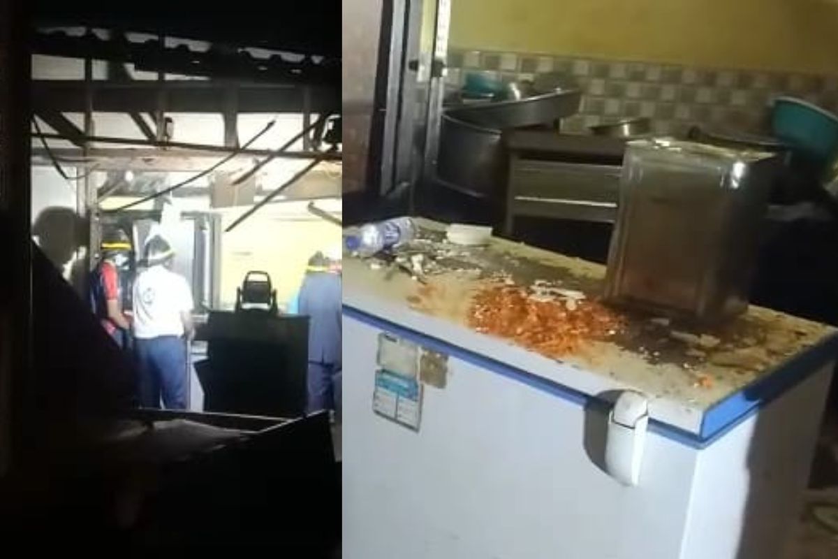 दुकानात पाच गॅसचे सिलेंडर होते, पाचही सिलेंडर साबूत होते. त्यातही कुठली गळती आढळून आली नाही