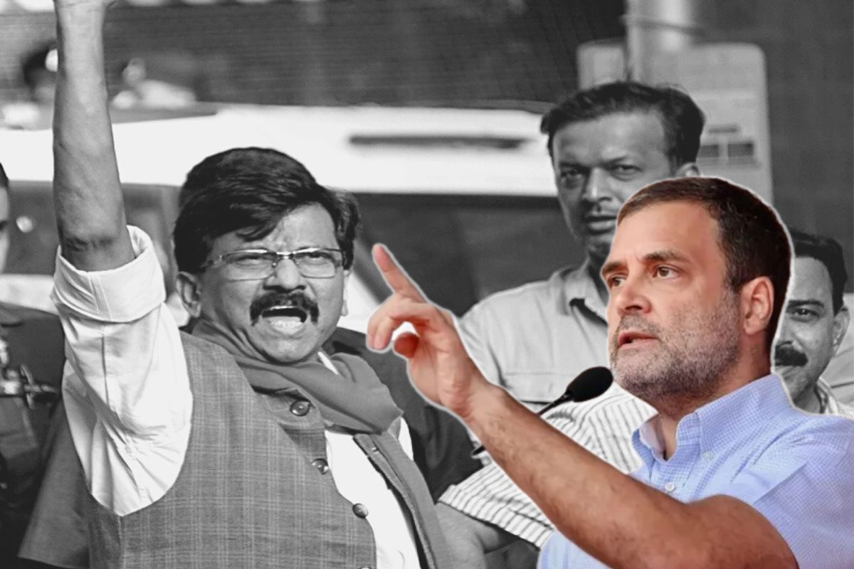 संजय राऊत यांच्यावरील कारवाईनंतर आता राहुल गांधी मैदानात, ट्विट करत म्हणाले..