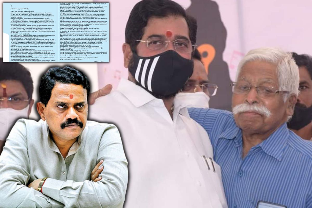 साहेब, तुम्ही एकदा राजनचे भररस्त्यात कानशील रंगवलं.. खा. विचारेंच्या पत्राला शिंदे गटाकडून जशासतसे उत्तर