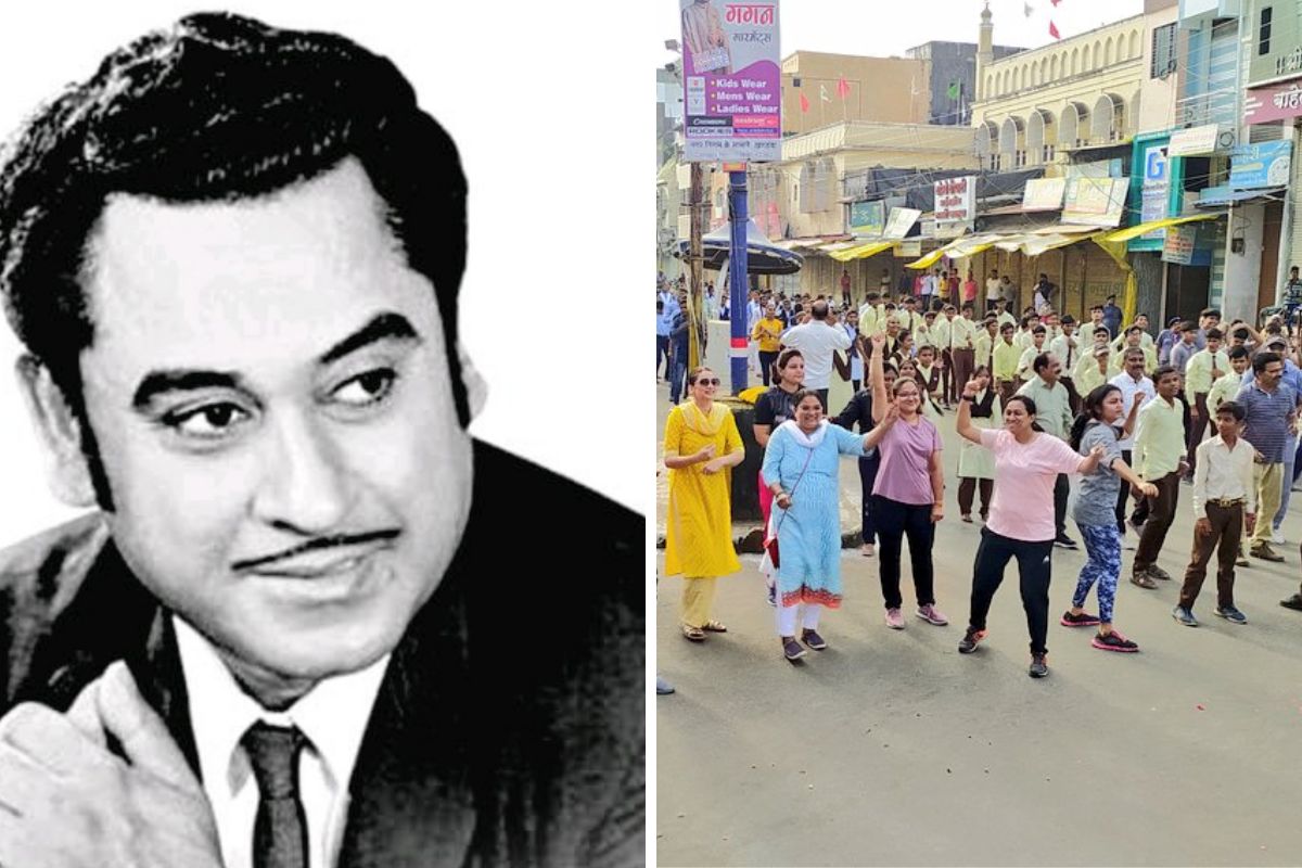 Kishore Kumar च्या जयंतीला आँख मारे गाण्यावर धिंगाणा; महिला अधिकाऱ्यांचा VIDEO व्हायरल
