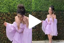 'और कितना गिरोगी'; पडता पडता वाचली Uorfi javed, पाहा VIDEO