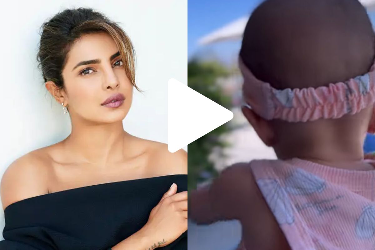 Priyanka Chopra:'गेंदा फूल' गाण्यावर प्रियांकाच्या मुलीनं धरला ठेका, क्युट VIDEO होतोय व्हायरल