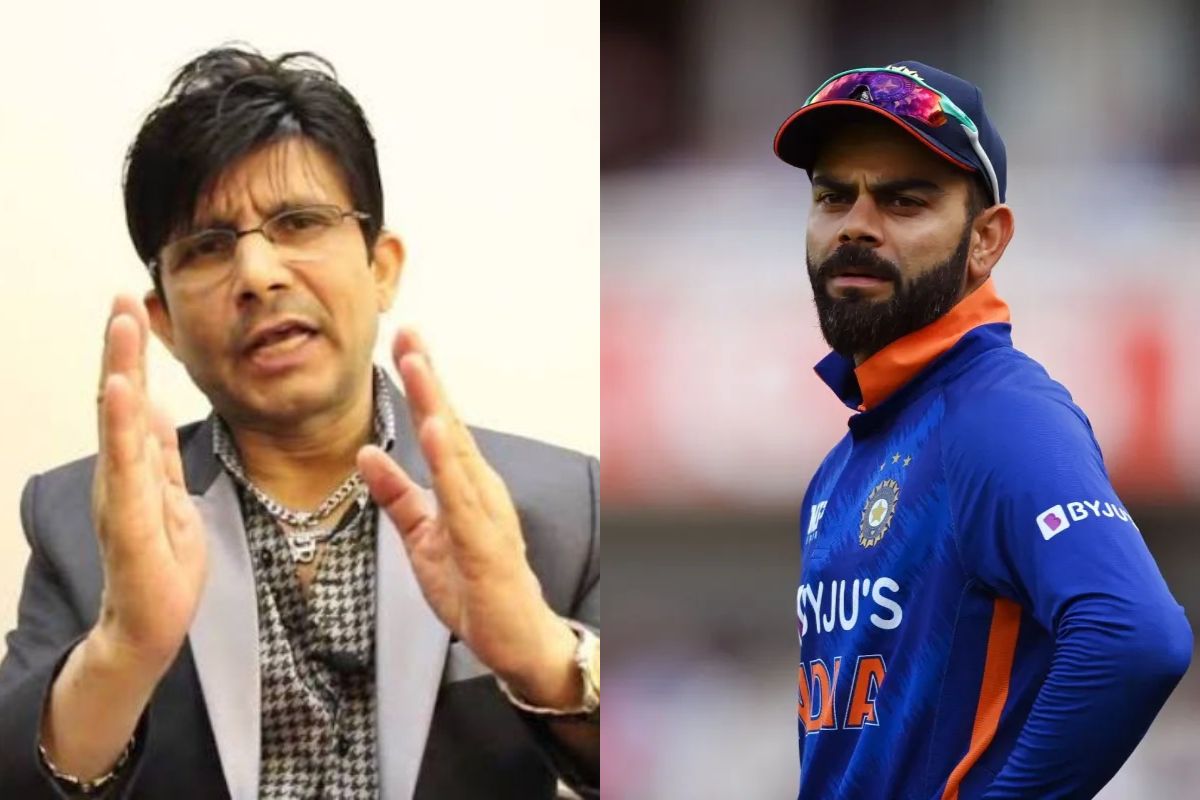 विराट कोहलीच्या डिप्रेशनसाठी 'ही' व्यक्ती जबाबदार; केआरकेचं वादग्रस्त ट्विट