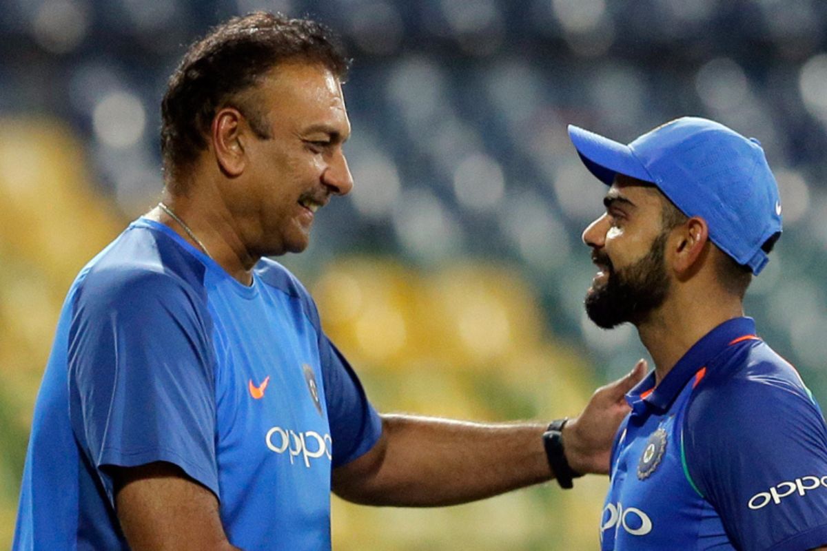रवी शास्त्री आणि विराट कोहली