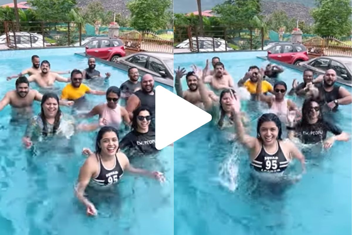 Sanskruti Balgude ची मित्र-मैत्रिणींसोबत धम्माल, पूलमधील डान्स VIDEO आला समोर