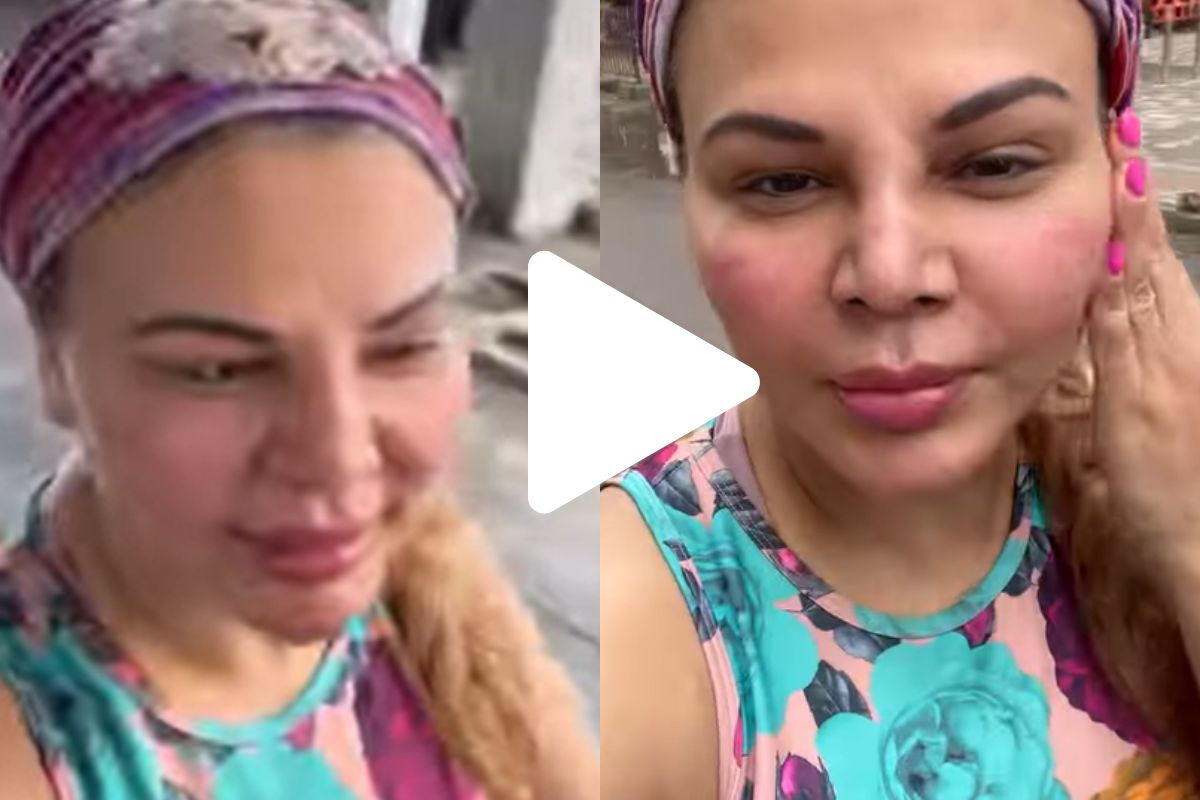 Rakhi Sawant : 'तू खूप भयानक दिसतेस'; राखीला नो-मेकअप लुकमध्ये पाहून नेटकरी हैराण
