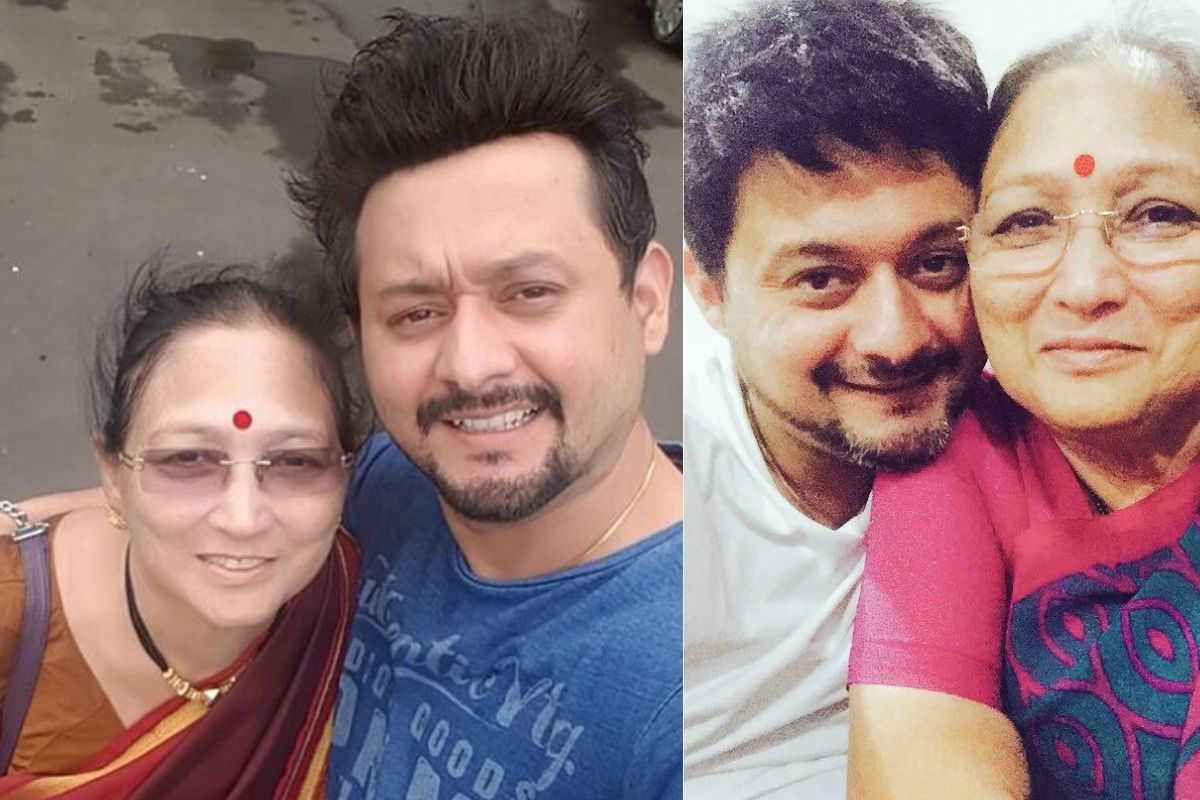 swapnil joshi with mother