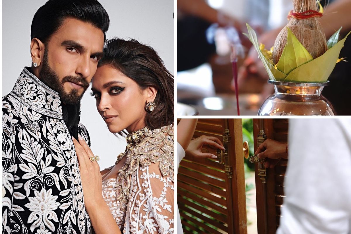 दीपिका-रणवीरचा थाटामाटात गृहप्रवेश; समोर आली नव्या अलिशान घराची पहिली झलक