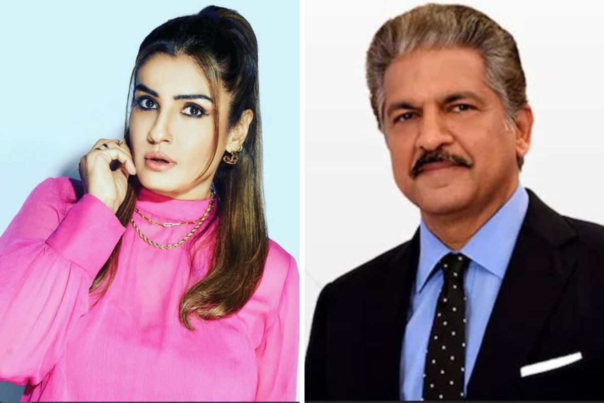 Raveena Tandon: रविना टंडन खरेदी करणार नवी थार; आनंद महिंद्रांच्या ट्विटने वेधलं लक्ष