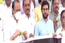 50-50 बिस्कीट दाखवून विरोधकांची घोषणाबाजी, अजितदादाही पुडा पाहतच राहिले... 50-50 बिस्कीट दाखवून विरोधकांची घोषणाबाजी, अजितदादाही पुडा पाहतच राहिले...
