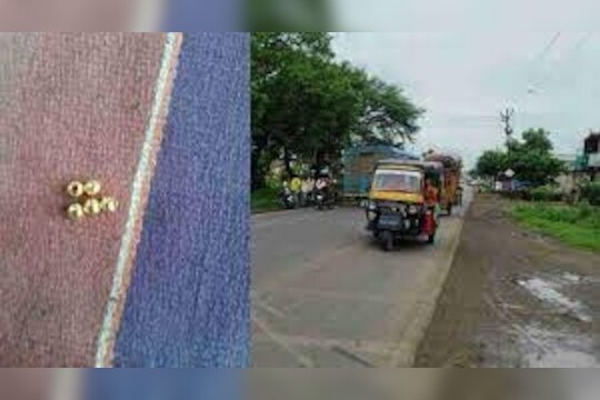 Buldana : अगायायाया बुलडाण्यात सोन्याच्या मण्यांचा पाऊस? मणी गोळा करण्यासाठी लोकांची दोन तास झुंबड