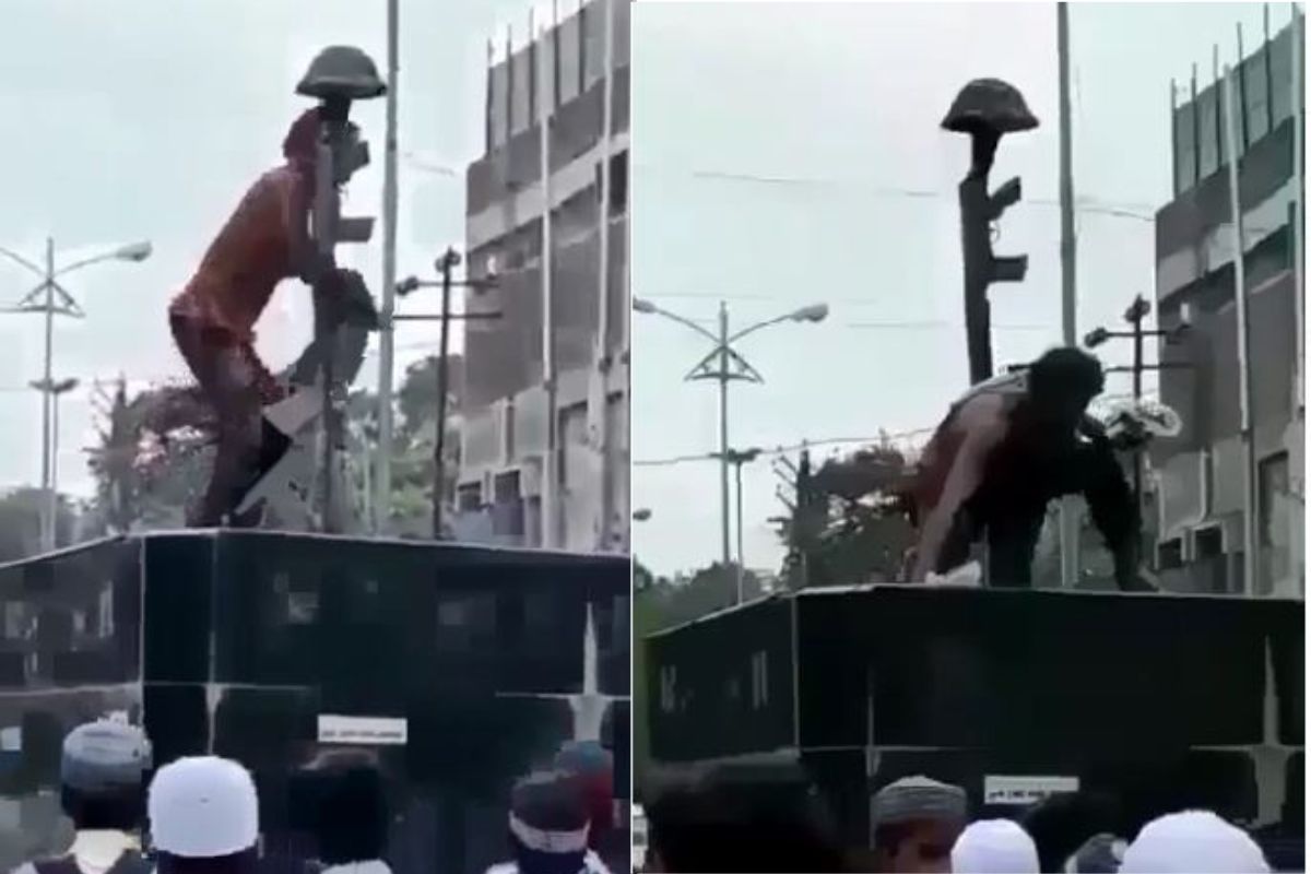 'नेत्यांना जमलं नाही, पण मनोरुग्णाने करून दाखवलं'; 17 वर्षांपासून वादात अडकलेल्या मालेगावातील स्मारकाच्या उद्घाटनाचा Video