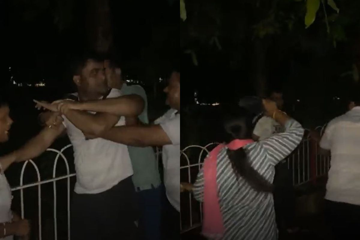 पतीला गर्लफ्रेंडसोबत पाहून भडकली पत्नी, भाजप नेत्याची रस्त्यावरच चपलेनं धुलाई, Video Viral