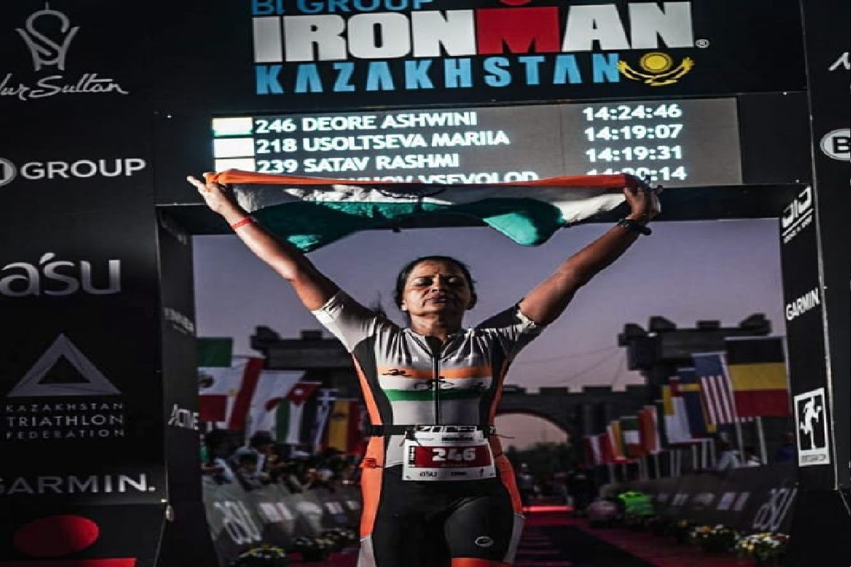 नाशिकच्या अश्विनी देवरे यांनी अत्यंत खडतर Ironman स्पर्धा पूर्ण केली आहे.