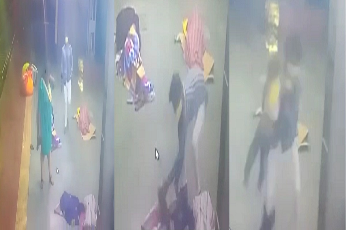 VIDEO : गुपचूप आले, सावध झाले, संधी मिळताच बाळाला उचलून पळाले, कल्याण रेल्वे स्थानकावर बाळाची चोरी