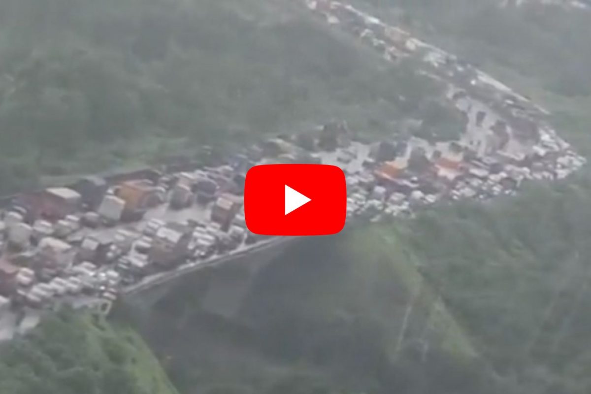 Video : मुंबई-नाशिक महामार्गावर मोठी वाहतूक कोंडी; 5 ते 6 किमी लांब रांगाच रांगा