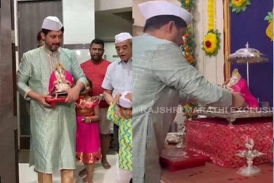 स्वप्नील जोशीचा बाप्पा.