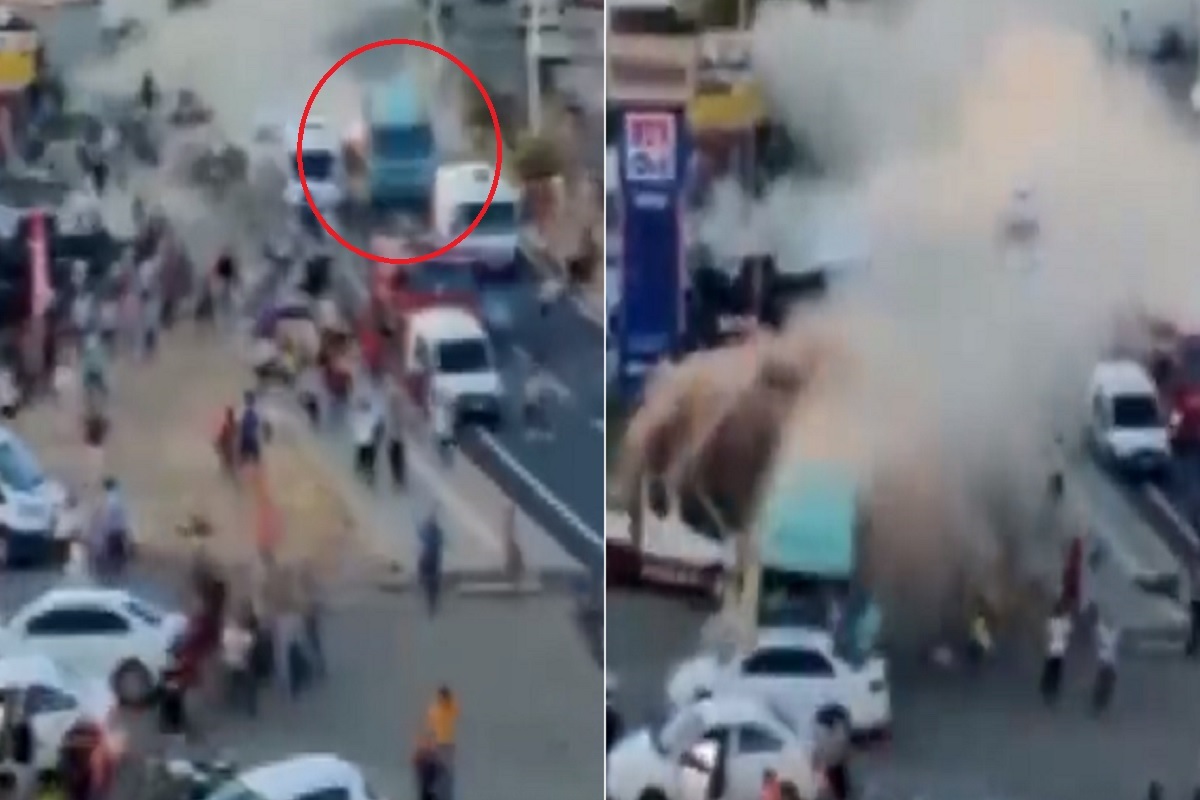 Turkey Road Accident: आधी कार धडकली आणि मग अनियंत्रित बस थेट गर्दीला चिरडत निघाली; अंगावर काटा आणणारा Video