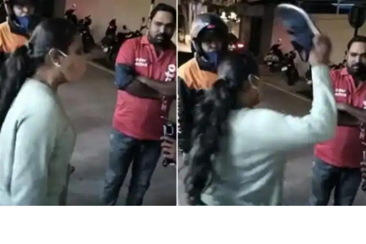 झोमॅटोच्या डिलिव्हरी बॉयला चपलेने मारहाण; महिलेचा Video समोर आल्यानंतर नागरिक संतप्त