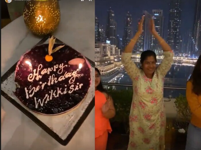 दुबईच्या सर्वात उंच आणि सुंदर इमारत बुर्ज खलिफासोबत पोज देताना एक फोटो शेअर करत विघ्नेशने सुंदर कॅप्शन लिहलं आहे. 