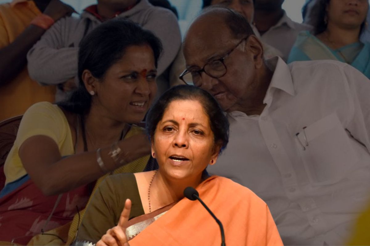 निर्मला सीतारामन शरद पवारांच्या बारामतीमध्ये