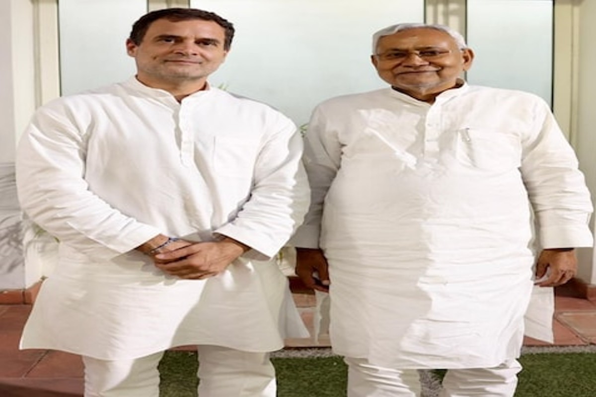 Nitish Kumar meet Rahul Gandhi