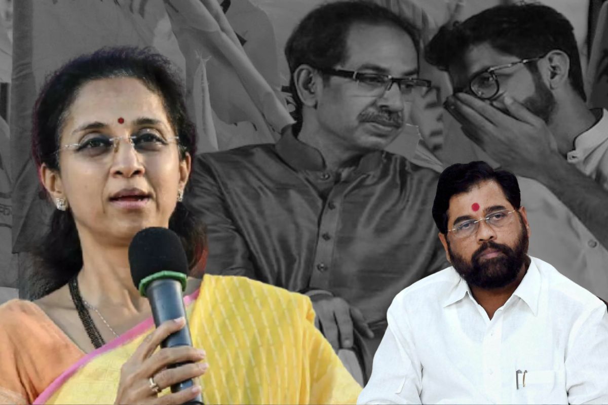 शिंदे आणि ठाकरे यांच्या वादात आता राष्ट्रवादी काँग्रेसच्या खासदार सुप्रिया सुळे यांनी उडी घेतली आहे.