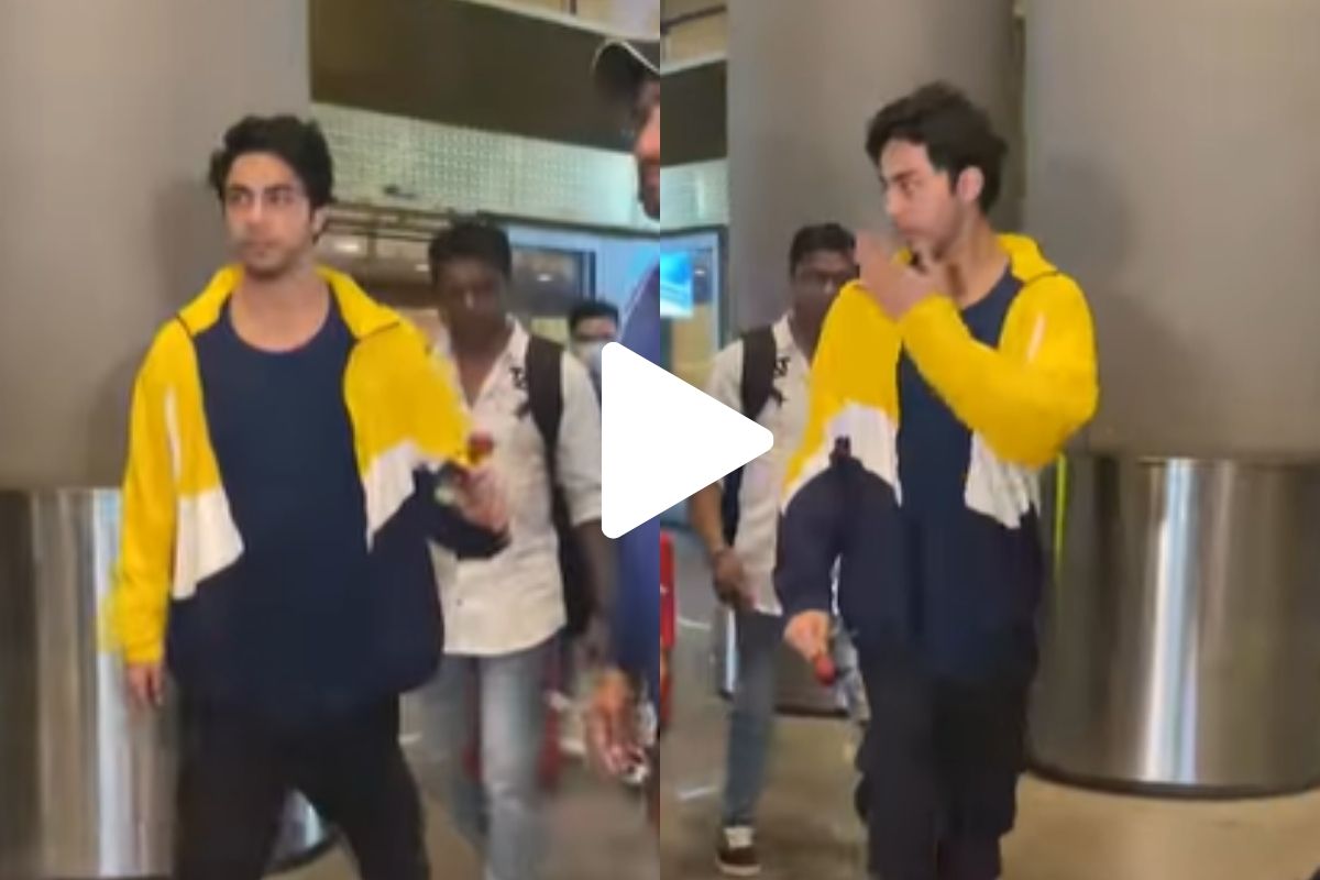एअरपोर्टवर चाहत्याने केलं असं काही की Aryan Khan नेही केला सलाम