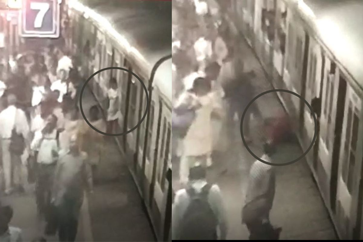 धावत्या ट्रेनमधून पडून प्लॅटफॉर्ममध्ये अडकली महिला, अन्..; अंधेरीतील काळजाचा ठोका चुकवणारा VIDEO
