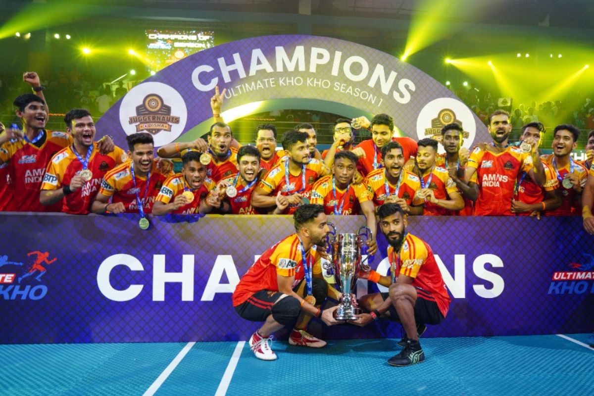 खो खो लीगचा विजेता ओडिशा संघ