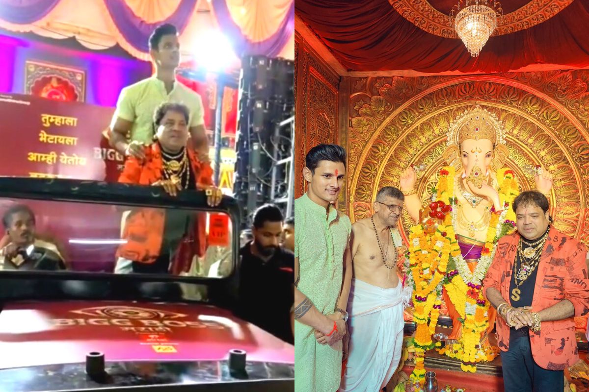 Ganeshotsav 2022: 'जुने दिवस परत आले' म्हणत बिग बॉस फेम जय दुधाणे अन् दादूसनं घेतलं प्रभादेवीच्या राजाचं दर्शन