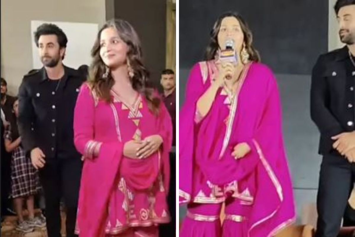 VIDEO: आलिया भट्टने बनवला खास शरारा ड्रेस; बाळासाठी लिहलाय अनोखा मेसेज