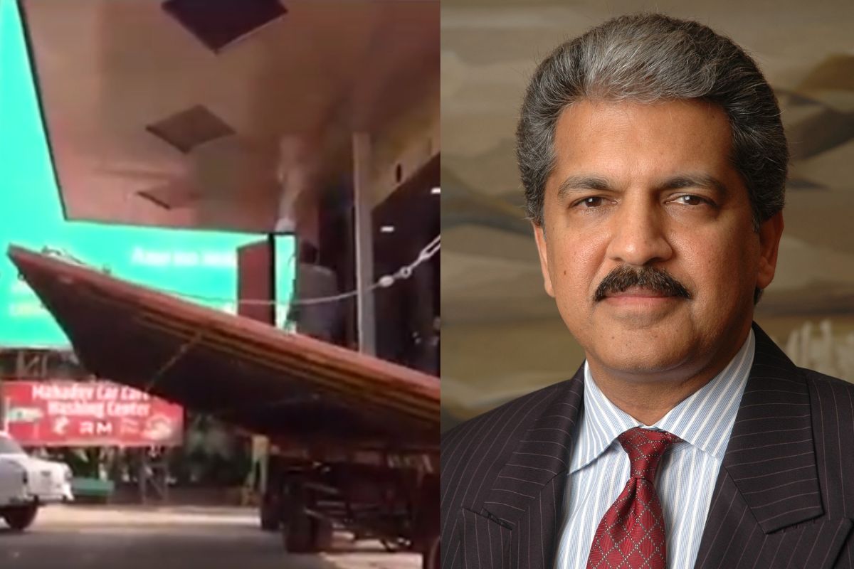 ट्रक झाला चालता फिरता लग्नमंडप, Video शेअर करण्यापासून आनंद महिंद्रा देखील स्वत:ला रोखू शकले नाही