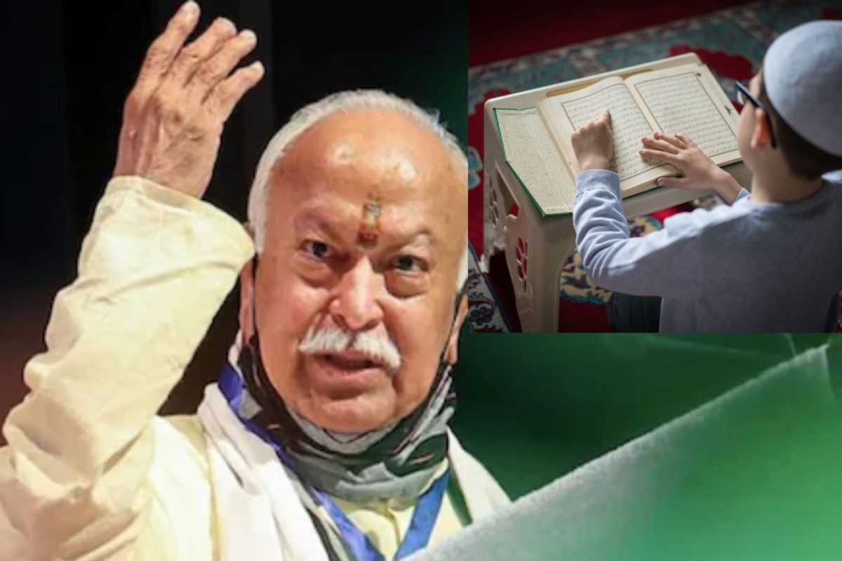 मशिदीत जियारतीनंतर पहिल्यांदा मदरशात गेले मोहन भागवत; मुलांना विचारलं?