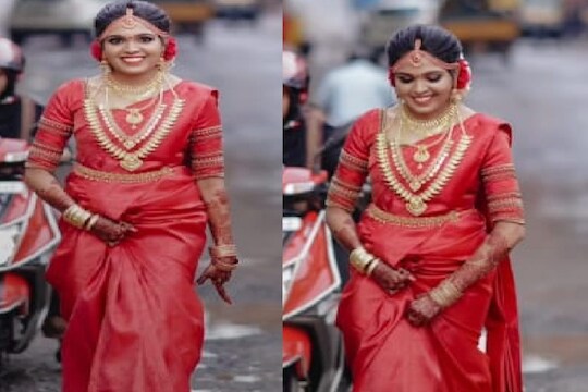 नवरीबाईने वेडिंग फोटोशूटसाठी निवडलं असं ठिकाण.
