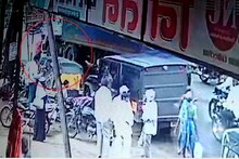 बऱ्याच वेळ तो वाट पाहत होता, ट्रक आला आणि चाकाखाली..., LIVE VIDEO