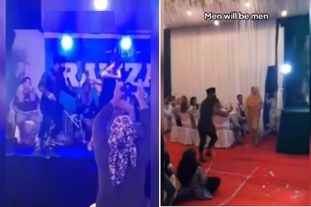 तरुणींसोबत काका डान्स करण्यात व्यस्तं, तेव्हाच काकूंनी पाहिलं आणि मग सुरु झाला फॅमेली ड्रामा, Video Viral