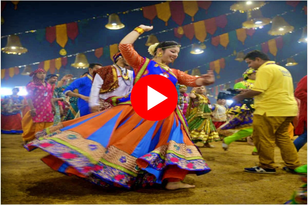 Navratri : गरब्यात नाचण्यासाठी मुलंही करतायत जय्यत तयारी, पाहा VIDEO