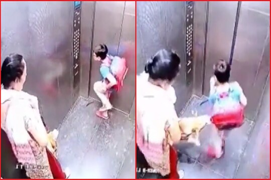 Video : लिफ्टमध्ये पाळीव कुत्र्याने घेतला मुलाचा चावा, मालकिणीची प्रतिक्रिया पाहून नेटीझन्सकडून संताप व्यक्त