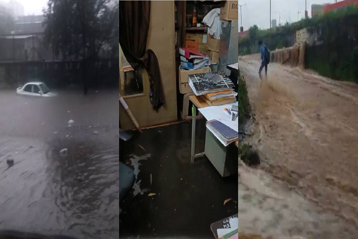 पुण्यात आज मुसळधार पाऊस पडला