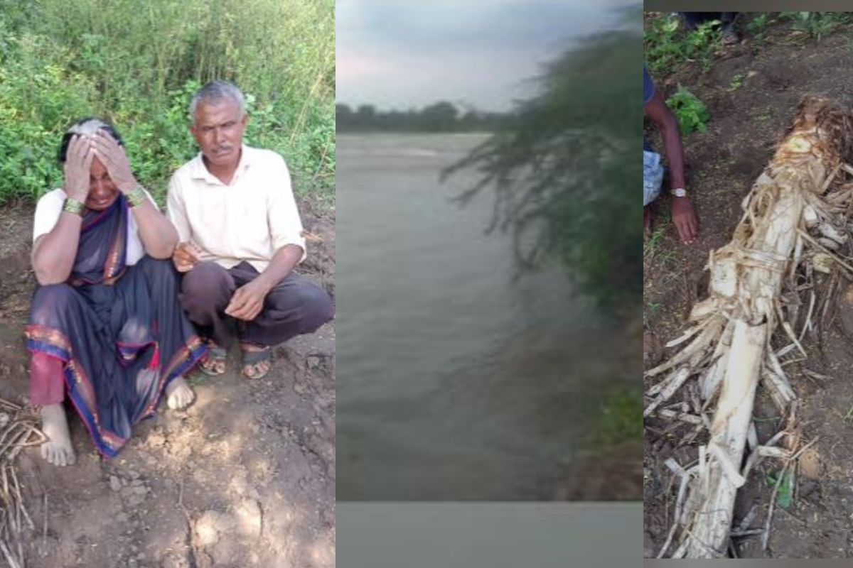 बिबट्या दिसल्याने घेतली नदीत उडी, 15 तास पाण्यात वाहत राहिली महिला; केळीचं खोड दिसलं अन्.., जळगावातील थरार