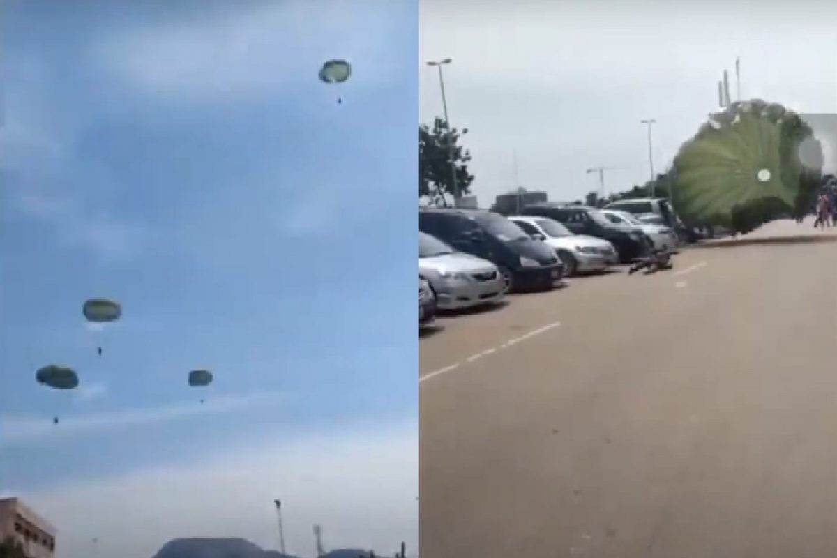 पॅराजम्पवेळी जवानांसोबत भयंकर दुर्घटना.