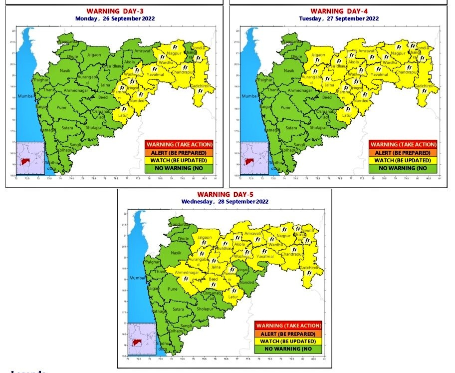 Maharashtra Weather Update : यंदा परतीचा पाऊस लाबंणीवर, नवरात्र जाणार पावसात, हवामान विभागाकडून अंदाज
