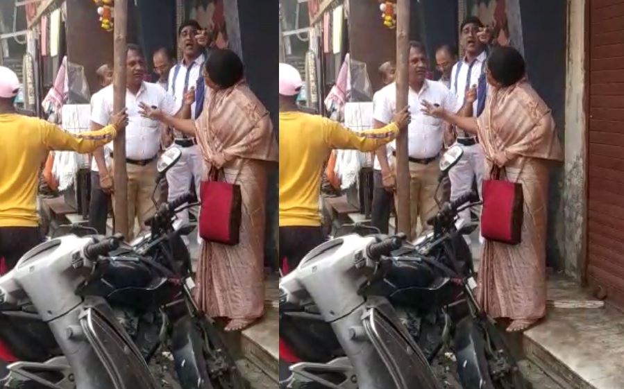 MNS worker slap women in mumbadevi mumbai