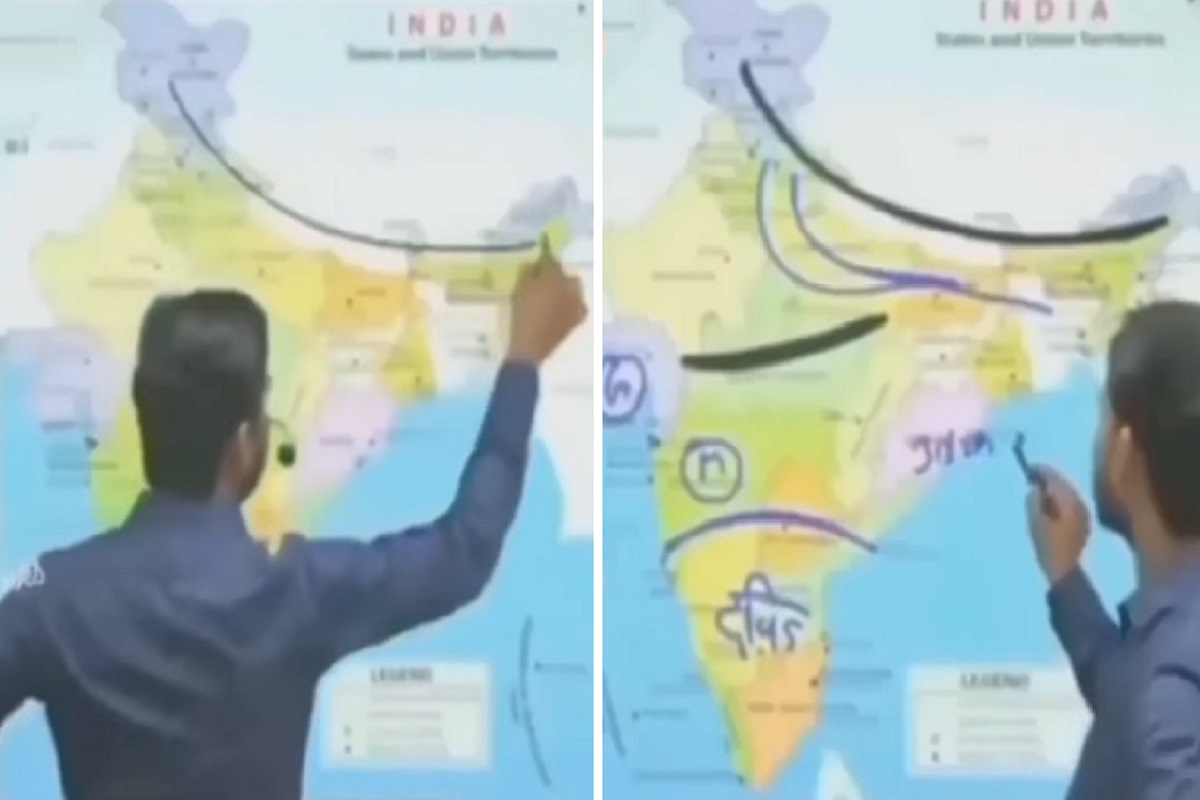 राष्ट्रगीतामध्ये लपलाय भारताचा पूर्ण नकाशा, या ओळीबद्दल असा विचार तुम्ही कधीच केला नसावा; पाहा व्हिडीओ