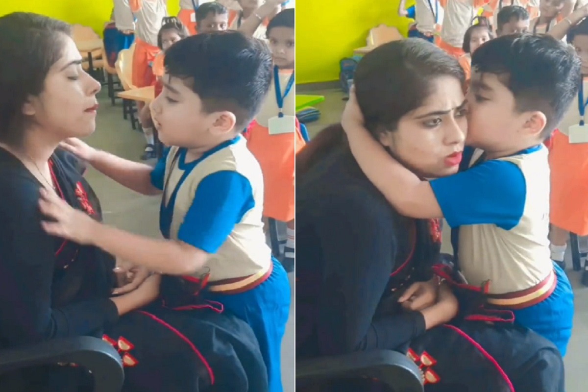 ''आमच्या वेळेला कुठे होते असे शिक्षक?'' हा क्यूट VIDEO पाहून तुम्हीही असंच म्हणाल